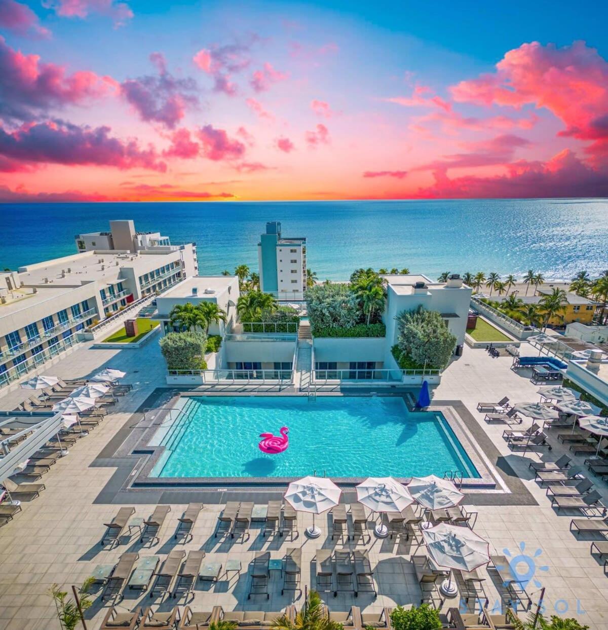 Lovely Apartment - Hollywood Beach - Rooftop Pool Εξωτερικό φωτογραφία
