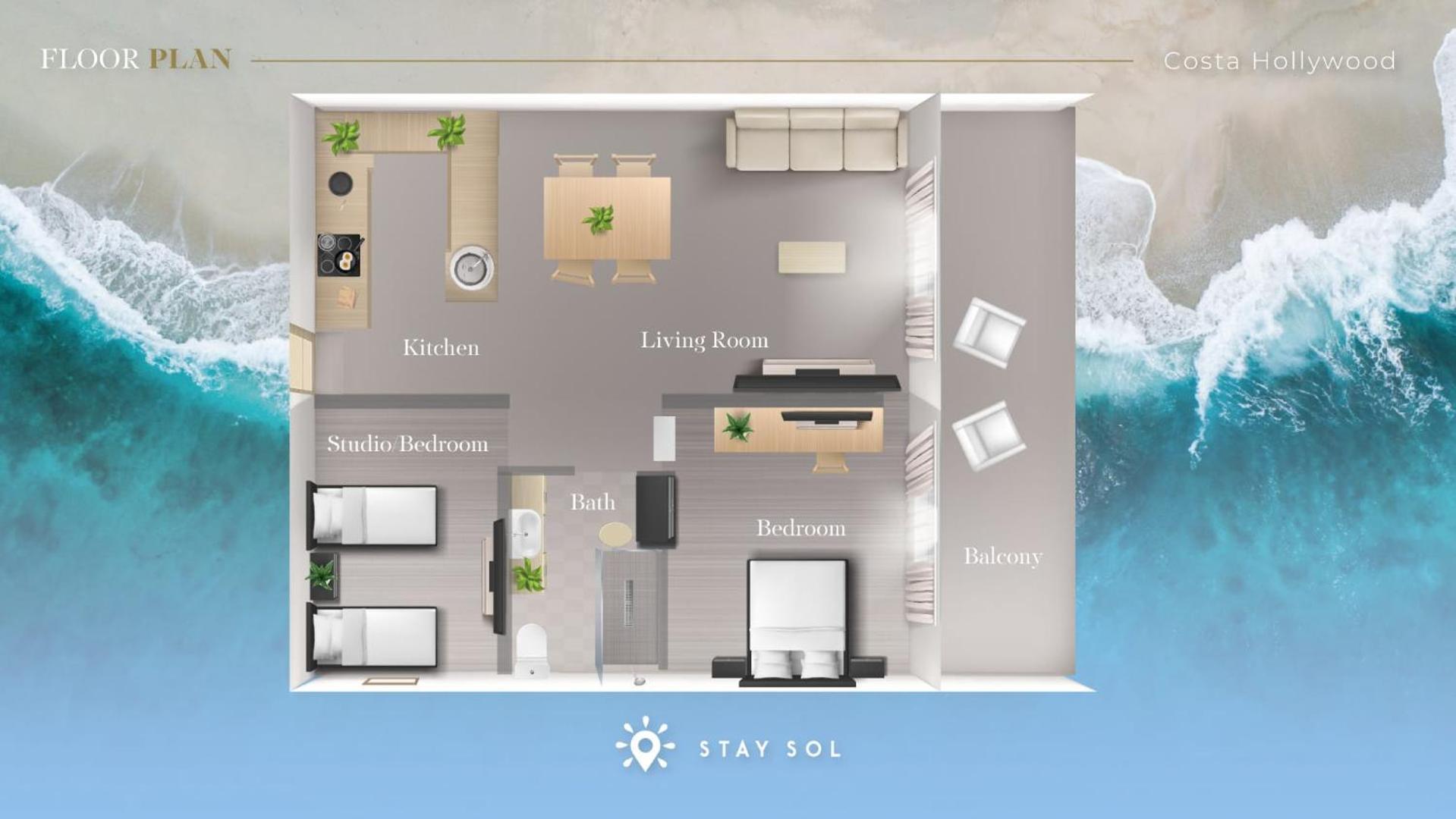 Lovely Apartment - Hollywood Beach - Rooftop Pool Εξωτερικό φωτογραφία